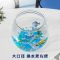 高清透明塑料鱼缸家用办公圆形金鱼缸客厅乌龟缸桌面水族箱观景缸
