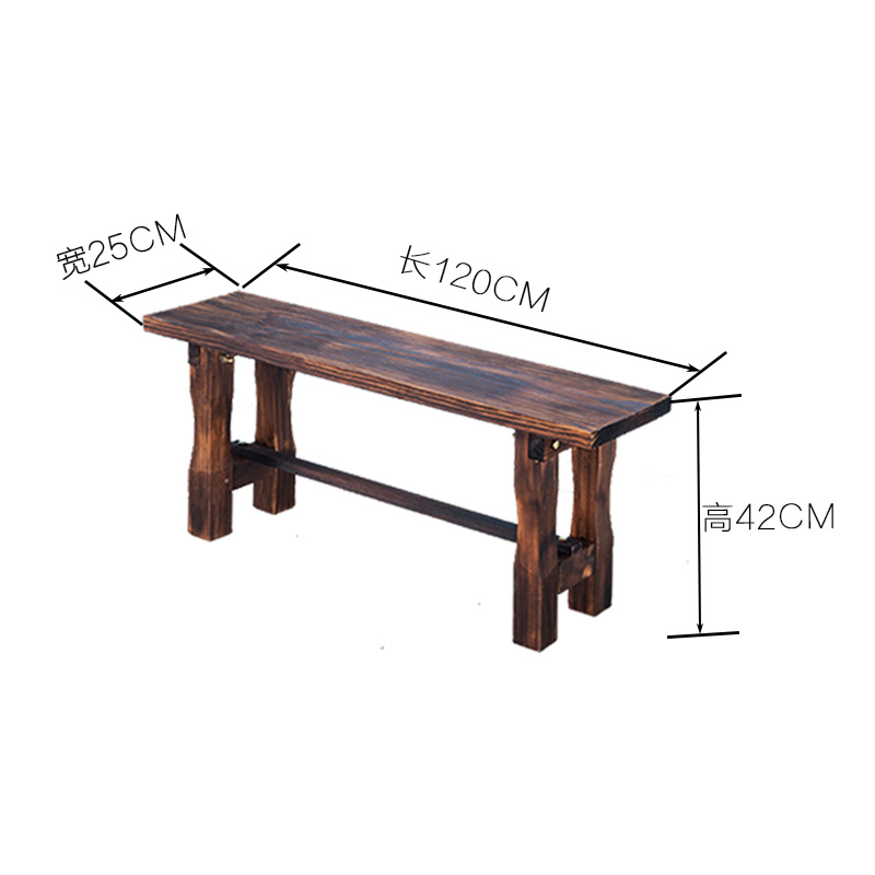 长条木板凳实木换鞋凳木制简易矮凳家用松木长方形小凳子原木长凳参数