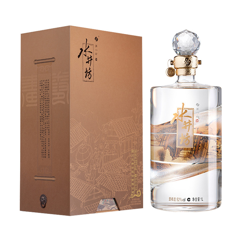 水井坊酒 画卷装1000ml*4 52度 浓香型白酒 整箱装