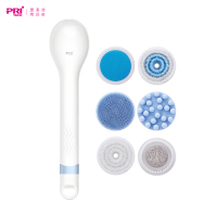 匹奇(Pritech)电动按摩搓澡器洗澡搓澡神器懒人沐浴后背按摩搓背仪刷IPX7级防水充电式全自动 蓝色XZ2