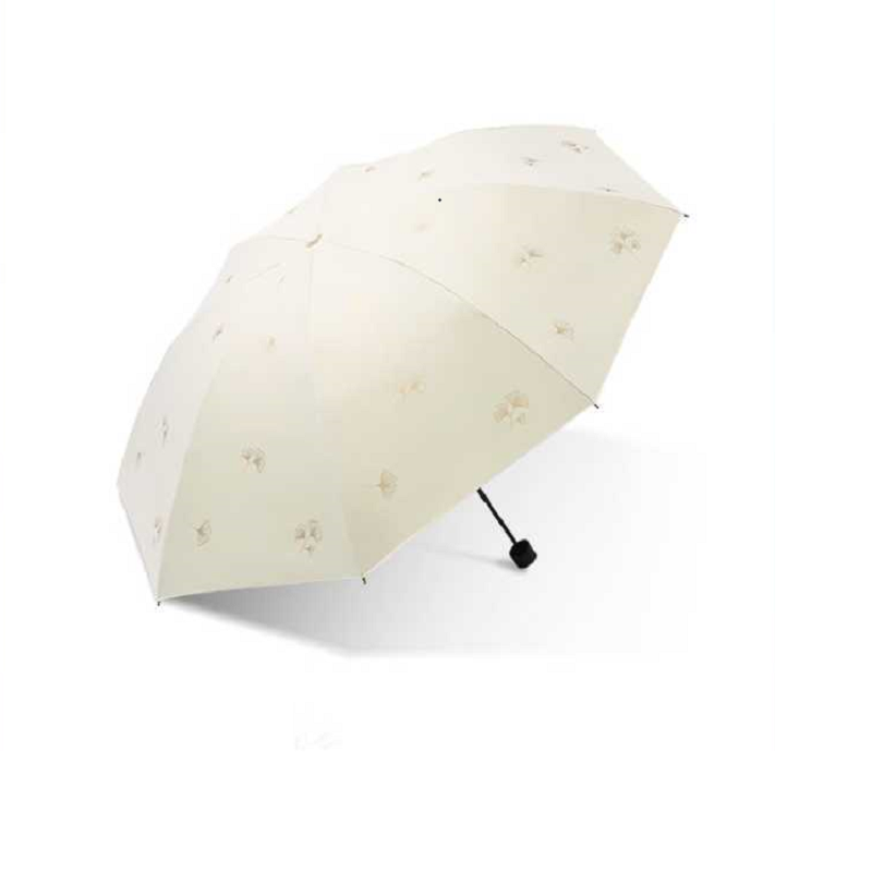 天堂伞30750EVIP 便携黑胶遮阳太阳伞三折叠晴雨两用 鳄梨绿[单位:把]高清大图