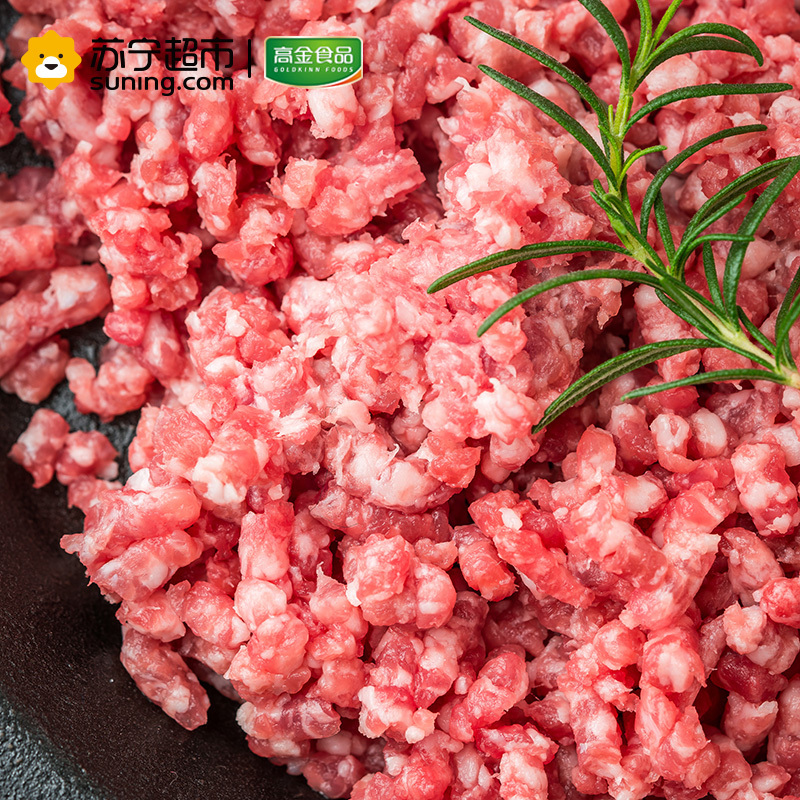 高金食品 猪瘦肉肉糜(80%瘦肉)400g/袋 供港谷饲猪肉 冷冻猪肉食材 袋装