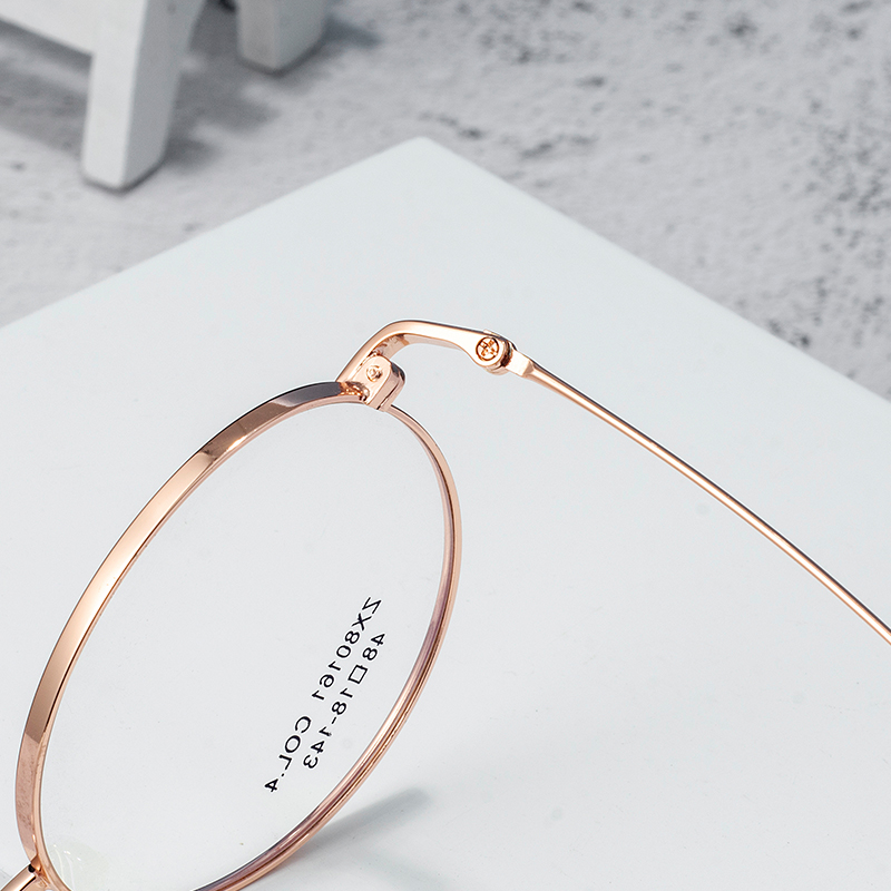 【顺丰】尚境时尚潮流经典圆框文艺镜架男女式通款可配防蓝光超轻近视镜镜框高清大图