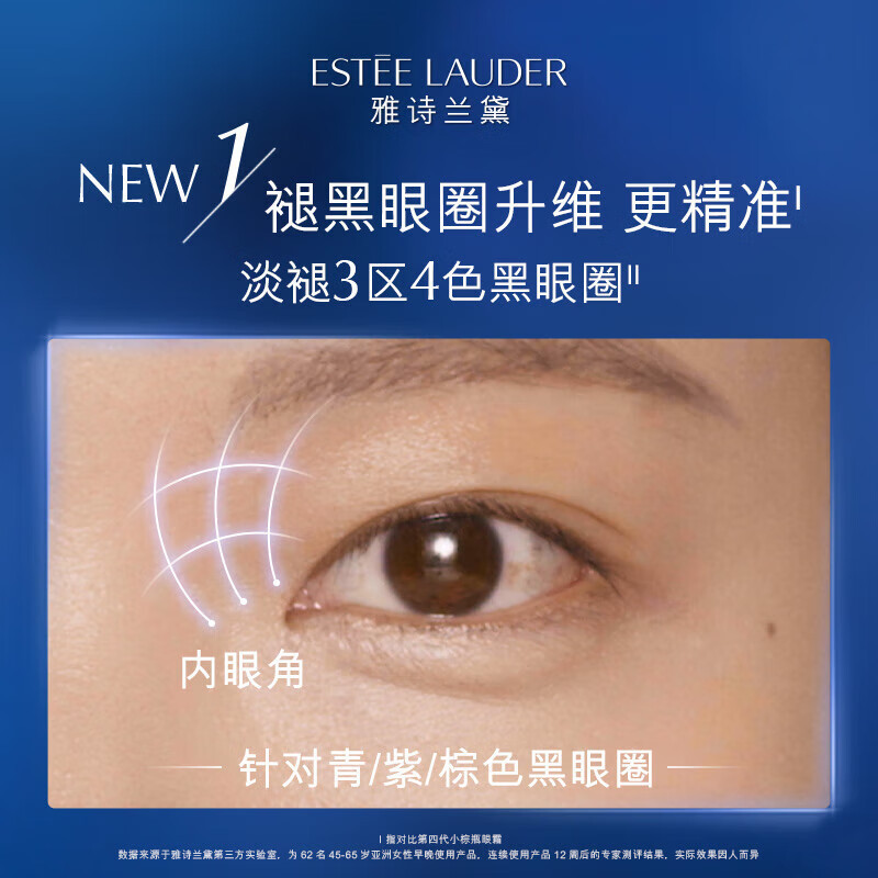 雅诗兰黛 Estee Lauder 小棕瓶精华眼霜15ml 小棕瓶抗蓝光眼霜 淡化黑眼圈高清大图