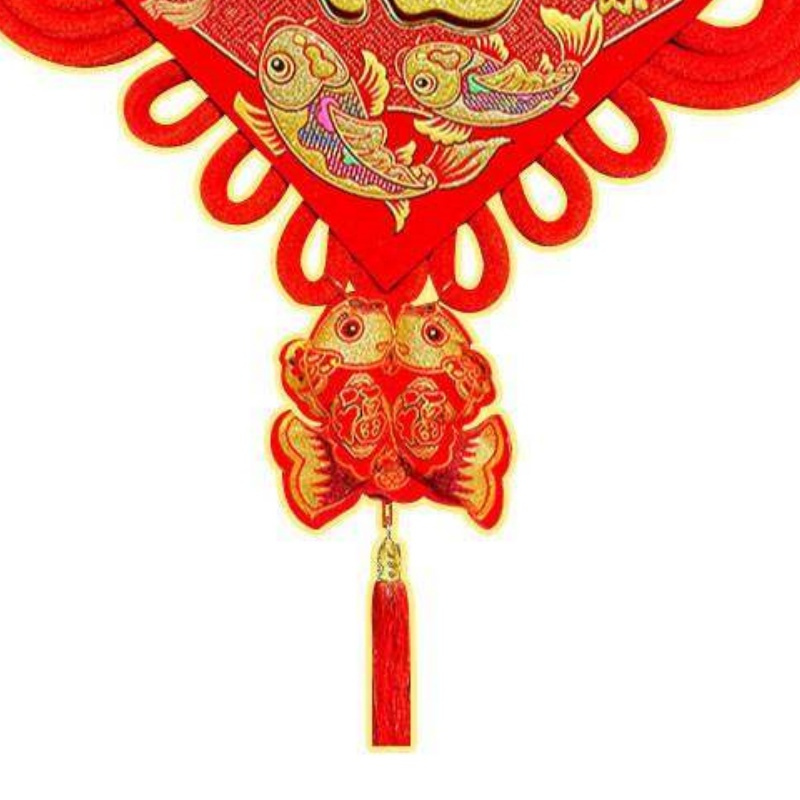 苏识 5710434中国结挂件 年年有余双鱼款 30# 50*82cm(单位:个)