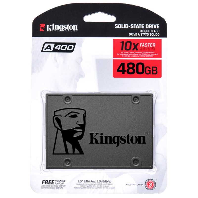 金士顿(Kingston)A400 SSD固态硬盘台式机笔记本 固态硬盘120G非128G