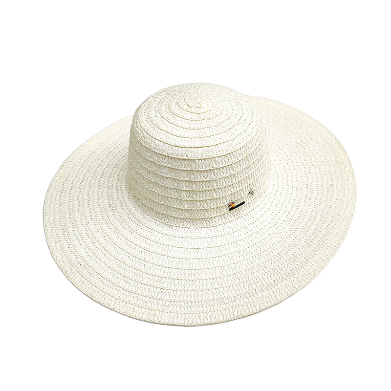 兰雅昀 编织草帽 38cm 顶高清大图