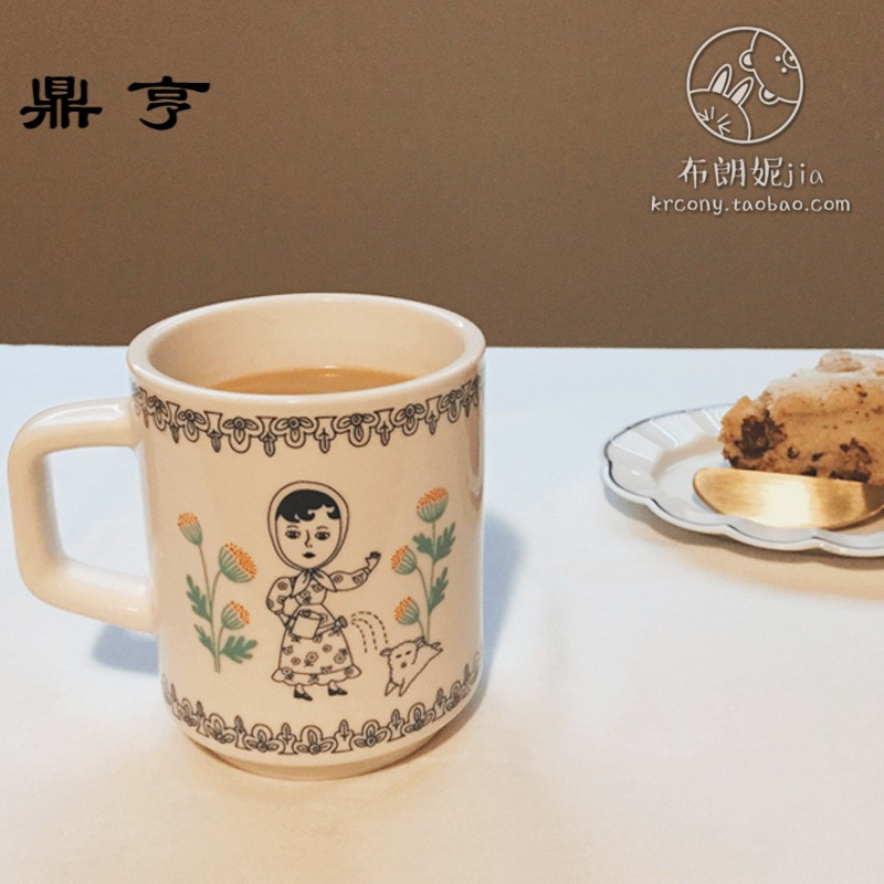 鼎亨创意陶瓷马克杯咖啡杯喝水杯茶杯随手杯家居日用