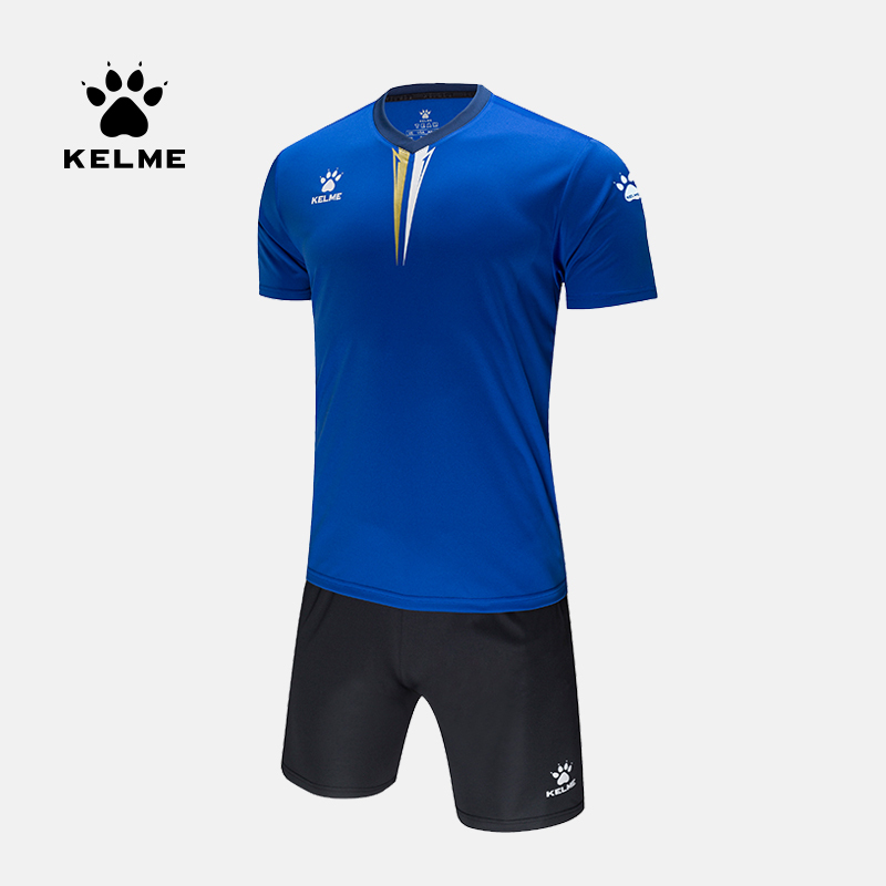 kelme卡尔美 足球服套装男定制 比赛训练服儿童成人队服 短袖球衣