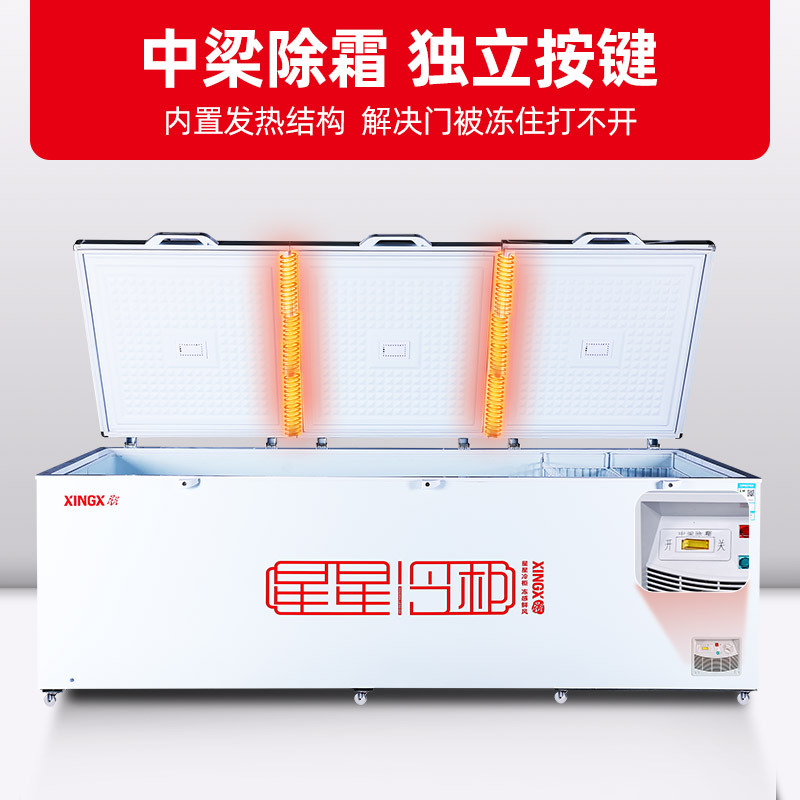 星星(XINGX) 商用大冷柜 节能省电 大冷冻力冰柜 冷藏冷冻转换柜 BD/BC-1398GE