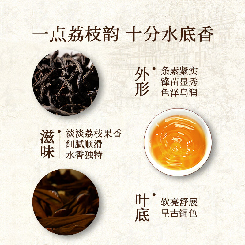 正山堂 水底香经典罐装红茶 50g*1罐 (单位:罐)高清大图