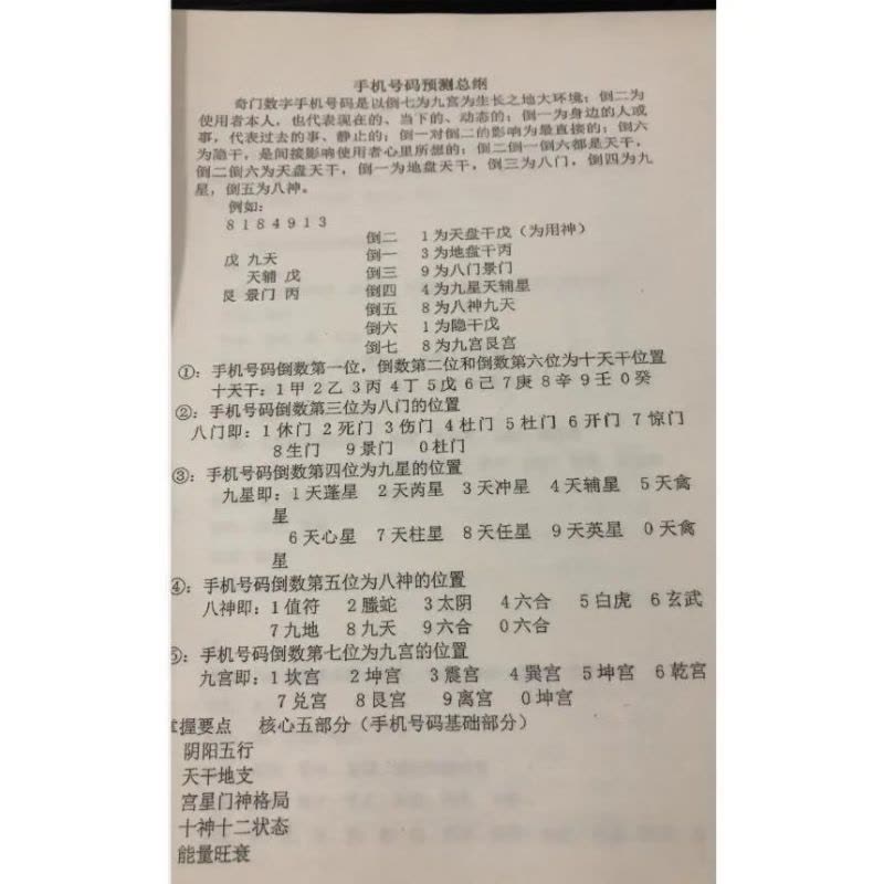 八星数字奇门遁甲面授讲义预测分析数字磁场能量学图片