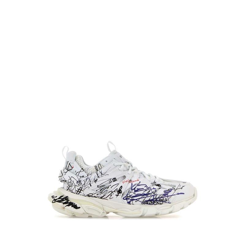巴黎世家(Balenciaga)女款运动跑鞋透气舒适橡胶底拼接 mesh 跑步