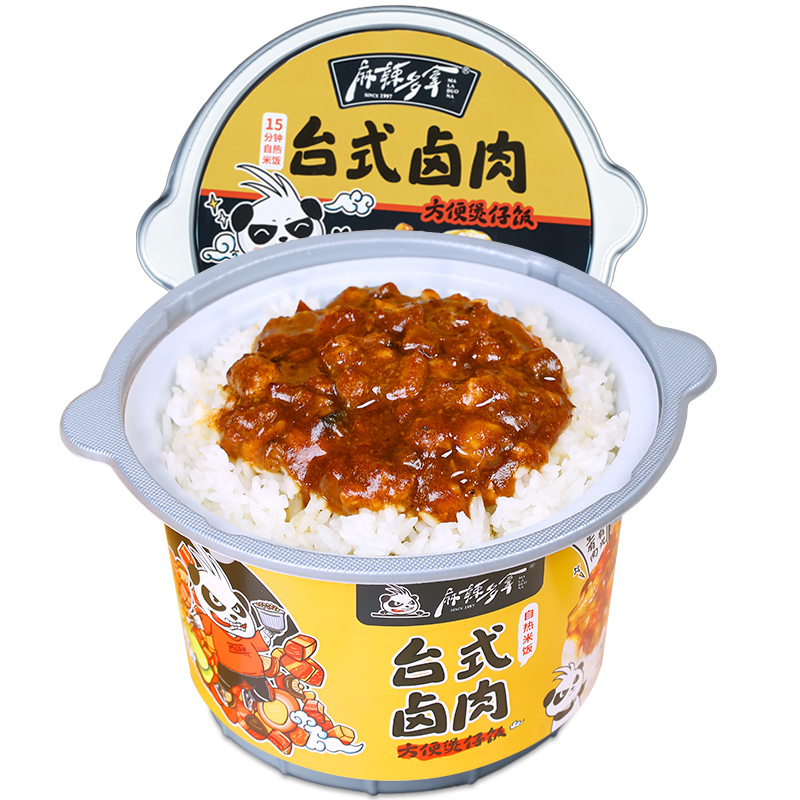 麻辣多拿 方便速食 方便即食自热米饭宿舍 台式卤肉煲仔饭 285g