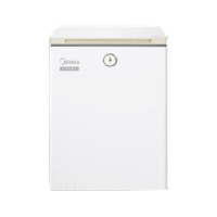 美的（Midea）100升时光Pro冰柜-40℃锁鲜减霜玻璃冷藏柜电子控温小型冷柜 BD/BC-100KGEMT(E)