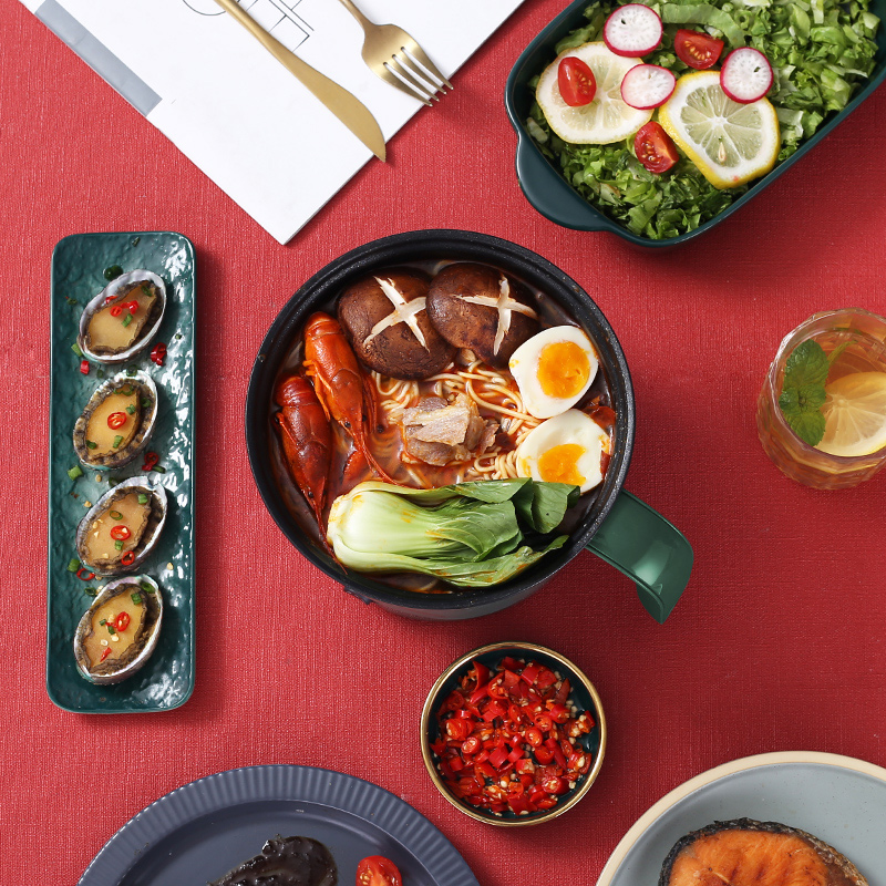 [补贴10%]电煮锅多功能学生宿舍小电锅家用一体小型单人迷你不粘电热锅炒菜高清大图