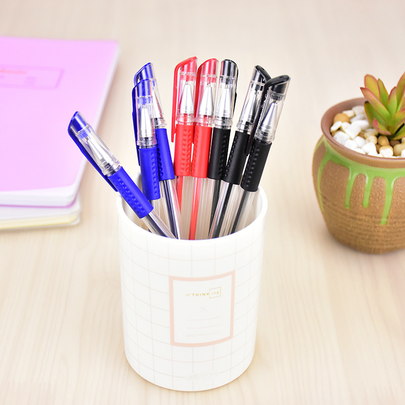 苏宁别墅图纸奇贝厂家批欧标中性笔办公用品签字笔学生文具考试中性笔