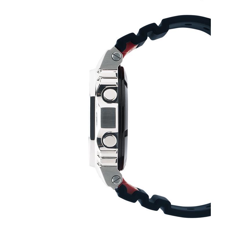 卡西欧(CASIO)男款不锈钢石英表多功能数字手表耐用防震防水运动腕表
