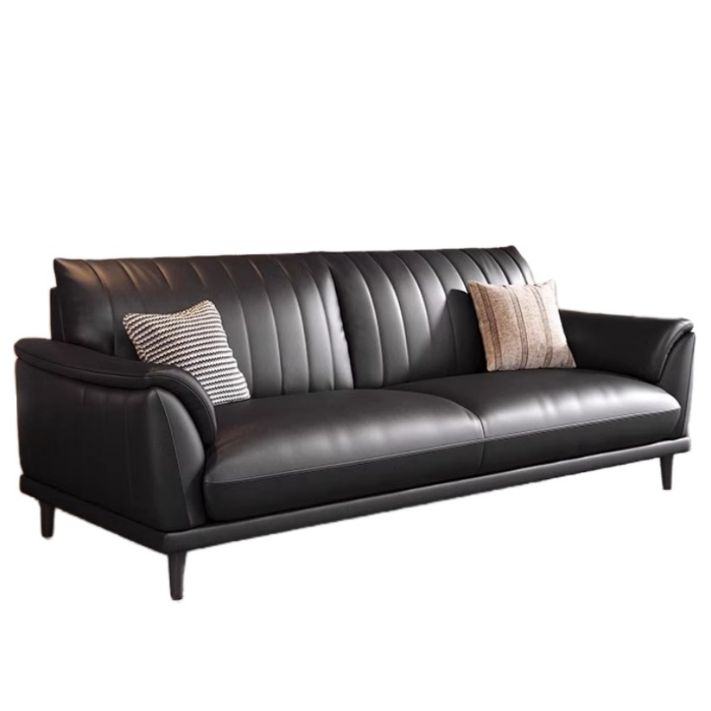 铭思达皮艺沙发双人张高清大图