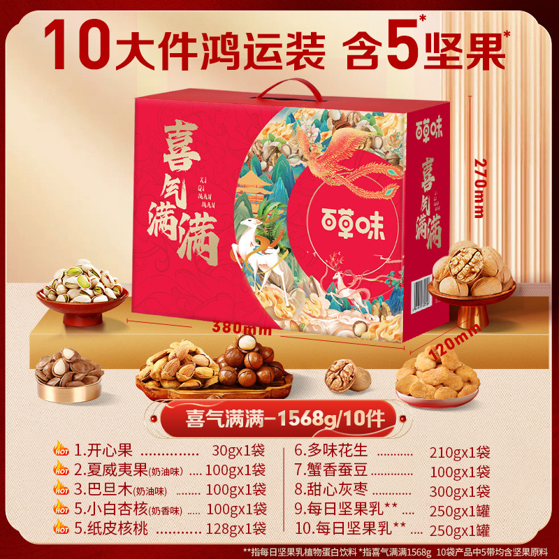 百草味 BCW2880 喜气满满 1568g