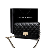 CAMILA&KORALI旗舰店小ck女包包新款网红2021春夏精品菱格包斜挎包链条包流行百搭潮