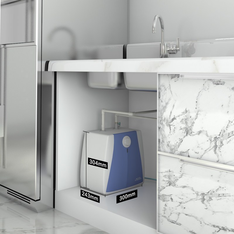 AO史密斯6升小厨宝 金圭内胆电热水器 2kW速热节能保温 台盆下方安装 上出水 EWH-6B2 储水式高清大图