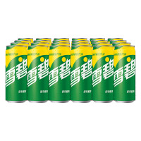 雪碧(Sprite)Sleek Can 330ml*24罐 整箱装 (新老包装、纸箱/塑包随机发货)