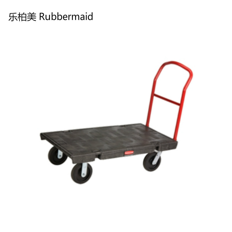 乐柏美 Rubbermaid FG443600BLA 重型平板推车,载重900kg,台面尺寸121.9×61cm 1件