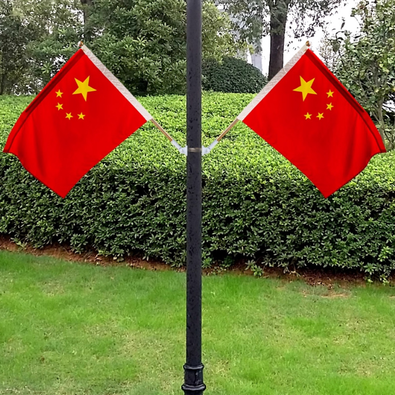 思唯美(sweet made) 壁挂旗PVC杆商场户外室外斜插式 5号7字防卷一套(不锈钢)高清大图
