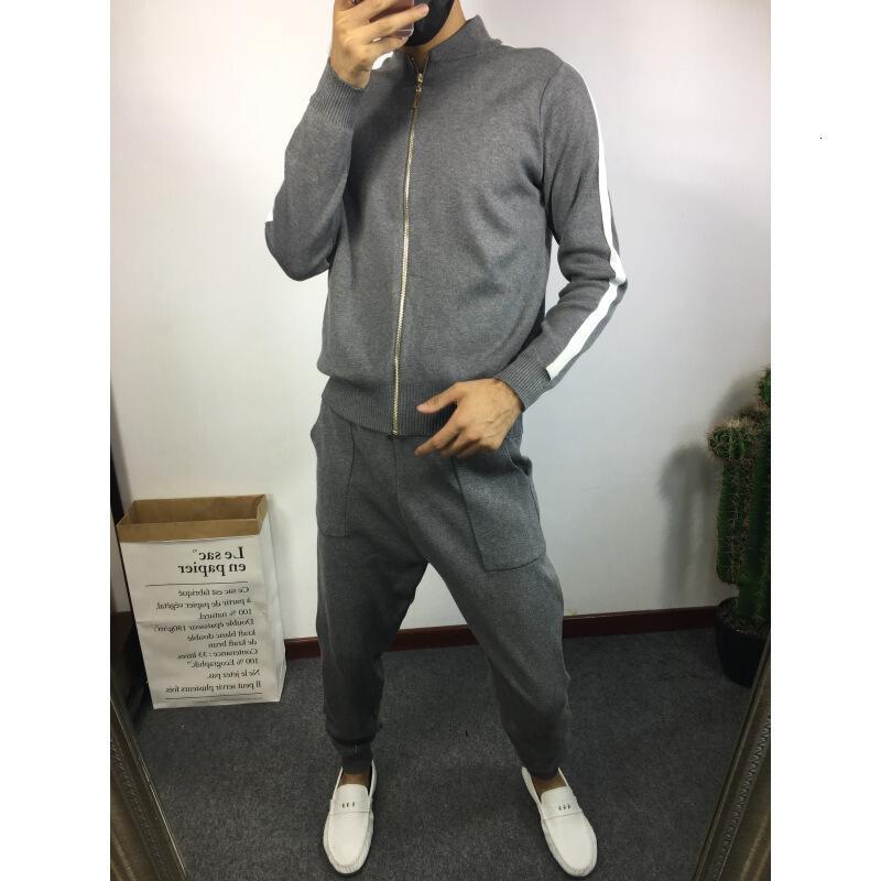 新款青年秋冬季开衫毛衣针织套装快手红人吴迪王豆豆同款情侣套装