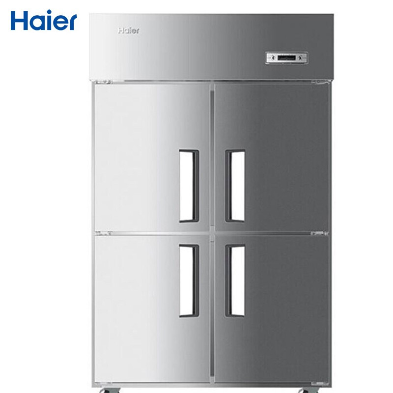 海尔(Haier)SL-1020C2D2不锈钢四门商用厨房冰箱冰柜双温冷藏冷冻饭店冷柜