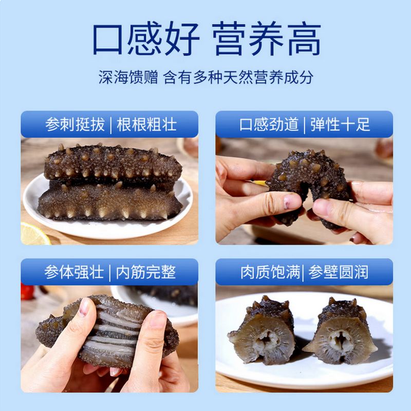 星龙港 无冰即食海参——海之精华1000g(10-14) 单位:盒高清大图
