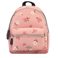 COACH 蔻驰 女双肩包 女士印花皮质双肩背包