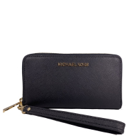 [直营]迈克科尔斯(MICHAEL KORS)JET SET TRAVEL /FULTON女士拉链款长款钱包手包 女包