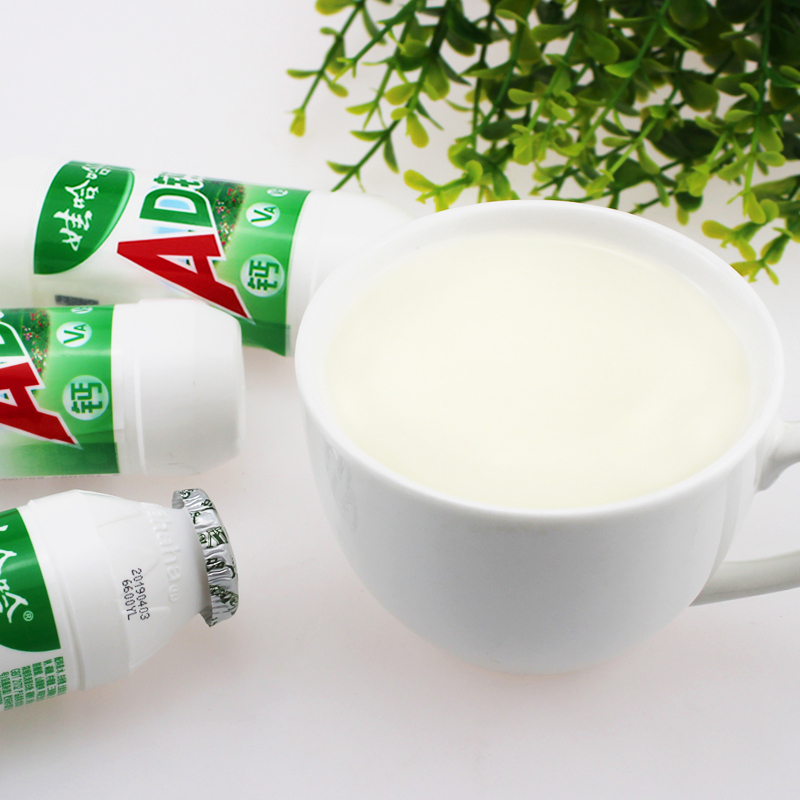 娃哈哈小AD钙奶 100g*24瓶儿童牛奶