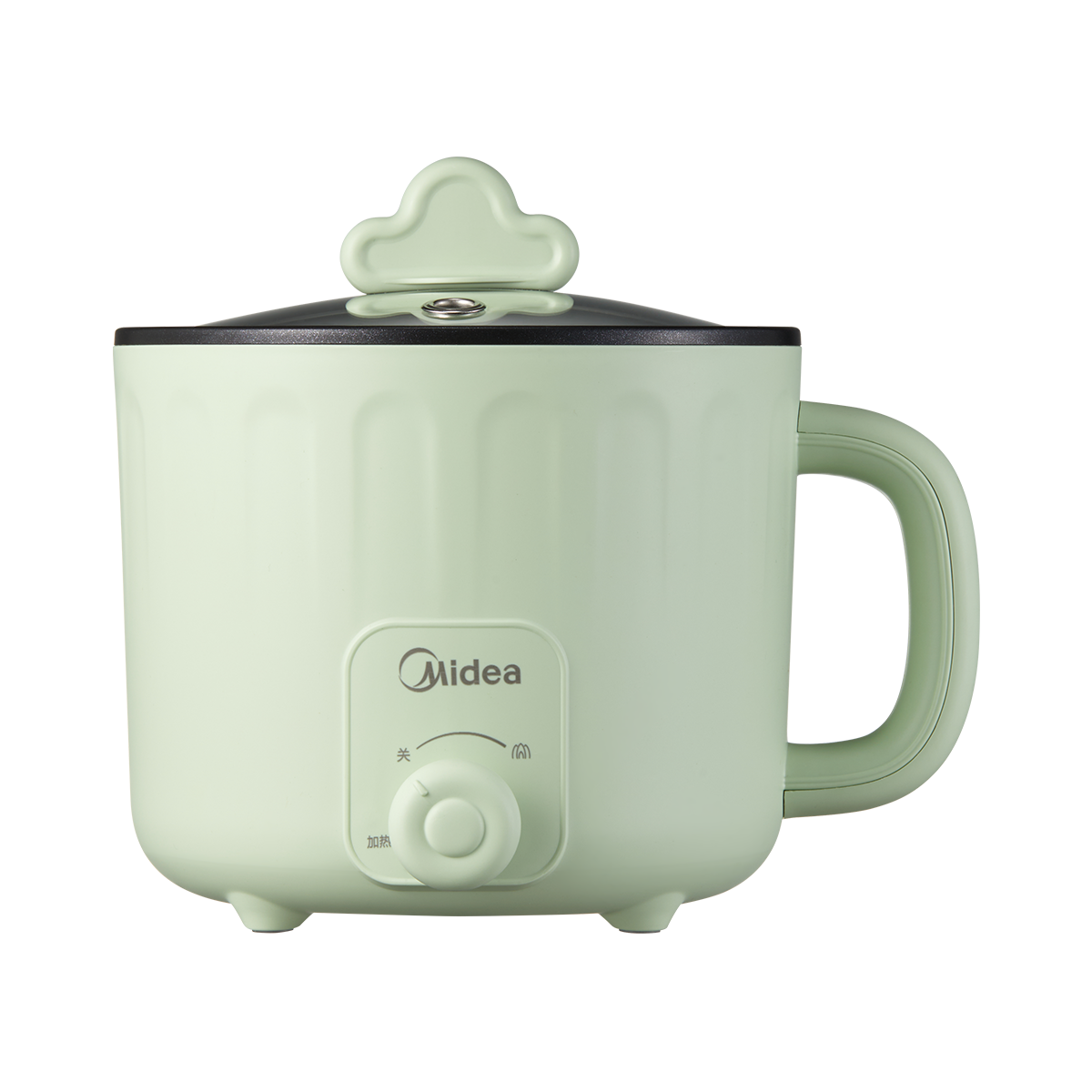 美的(Midea)电煮锅1.6L双层隔热锅身食品级不粘涂层旋钮易操作多功能小煮锅 MC-DY16E06高清大图