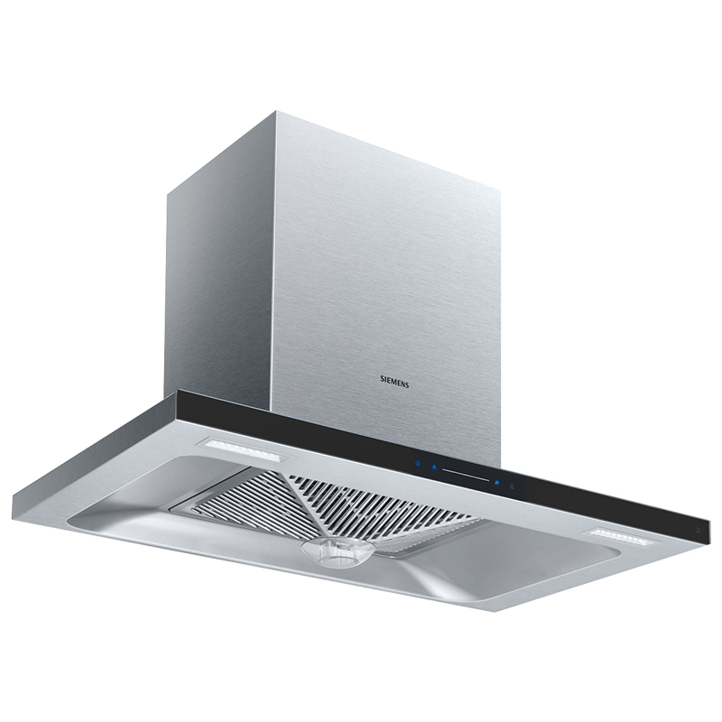 西门子(SIEMENS)欧式触控式抽油烟机CXW-150-LC47FA950W 20m³速吸蒸饭柜高清大图