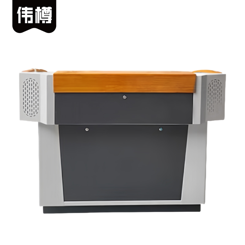 伟樽钢制讲台140*80*100cm张高清大图