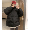 唐狮棉服女新款流行冬季外套小个子加厚保暖连帽面包服棉袄K