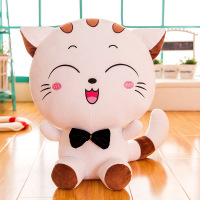 悦臻大脸猫毛绒玩具可爱小猫咪公仔 玩偶猫抱枕布娃娃大号50cm布偶洋娃娃节日生日礼物