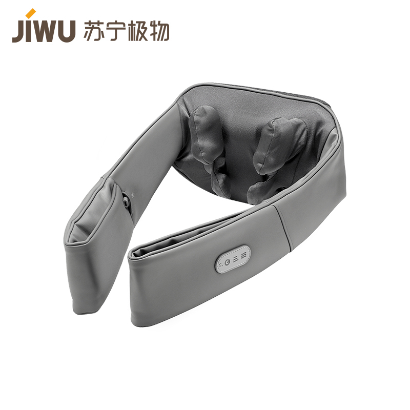 苏宁极物 3D揉捏无线热敷便携按摩披肩 多功能家用肩颈全身电动按摩