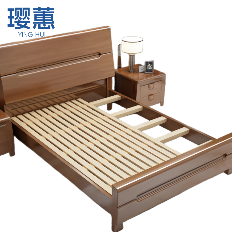璎蕙实木床1.0米 张高清大图
