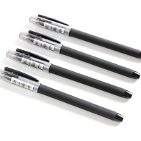 晨光文具考试中性笔高碳素0.5mm黑色芯全针管学生用签字水笔