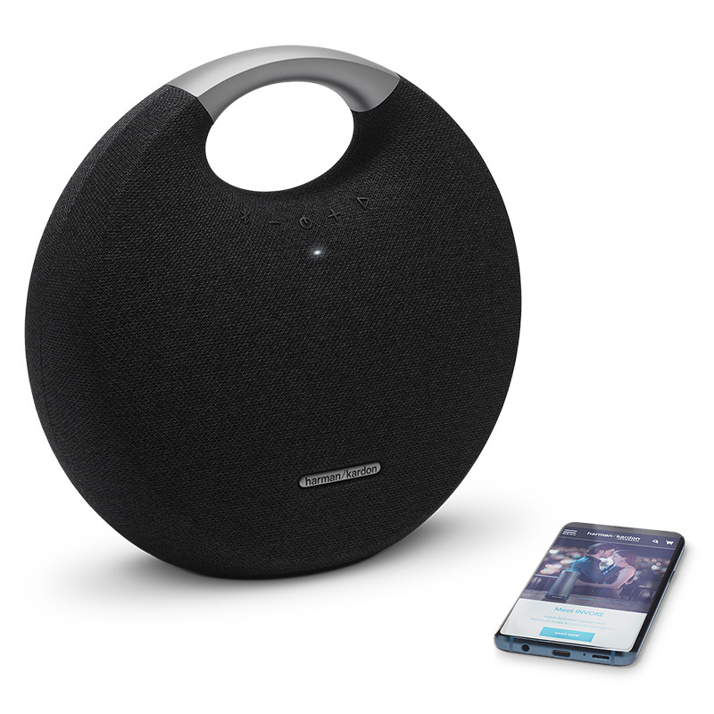 Harman/Kardon/哈曼卡顿OnyxStudio5音乐星环5无线蓝牙音箱 家用多功能便携桌面音响低音炮 黑色