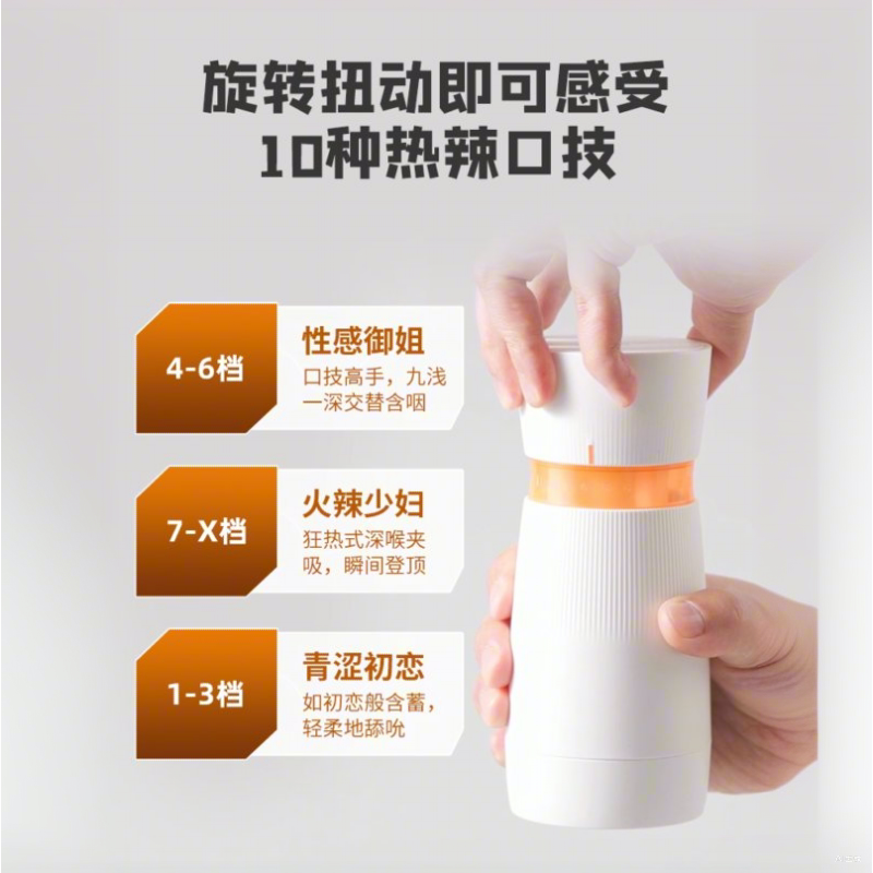 杰士邦飞机杯男用自慰神器激情款非全自动吮吸杯电动真实阴道伸缩可插成人情趣性玩具用品高清大图