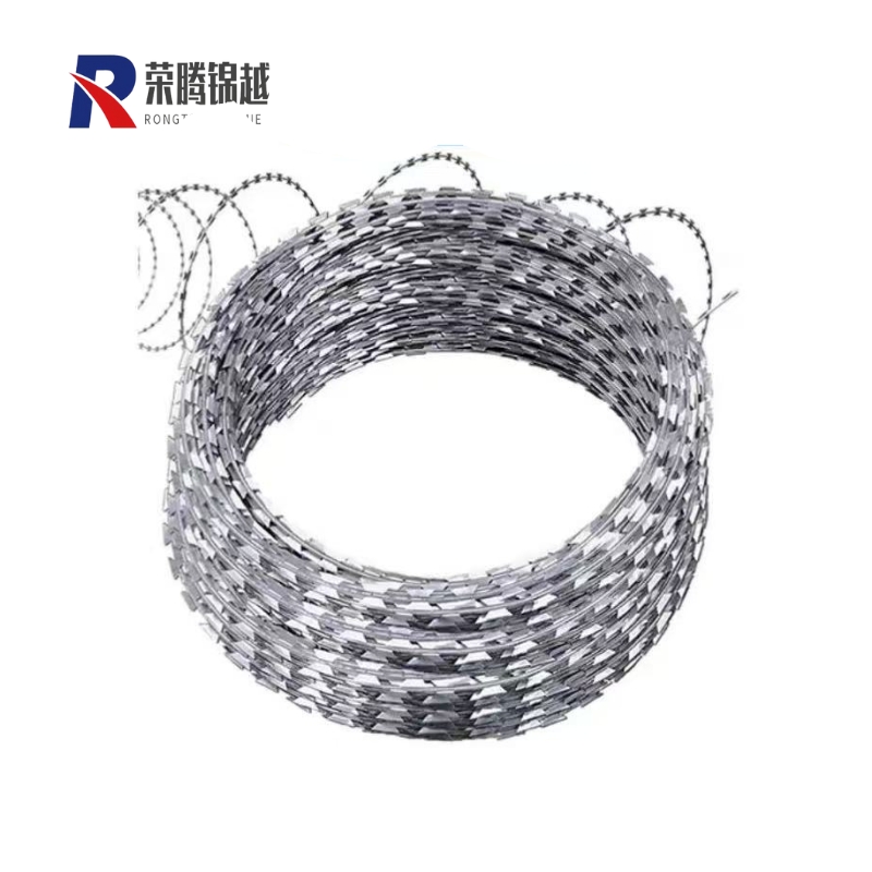 荣腾锦越 刀片刺绳 主丝2.0mm 刀片长22mm宽15mm刀距34mm 10kg/卷 卷高清大图