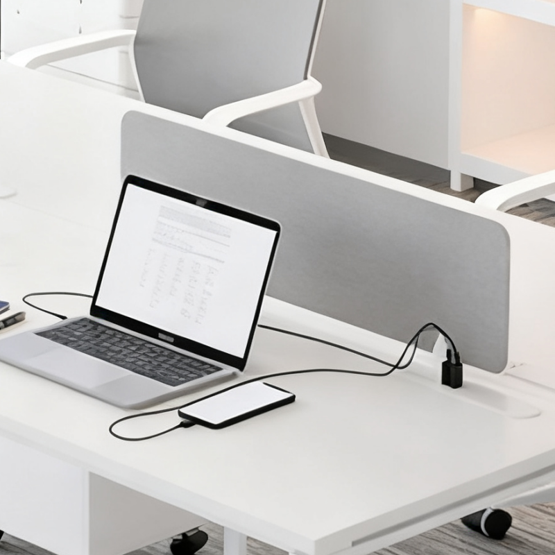 演发员工桌六人位3.6米张+柜张高清大图