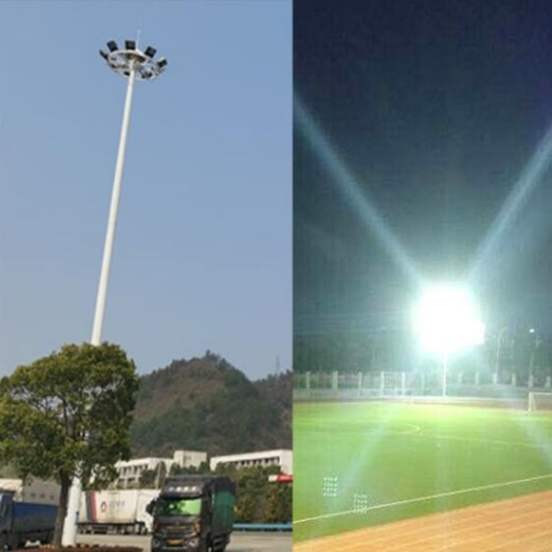 环杰led高杆灯球场照明灯12米四头圆盘200w4