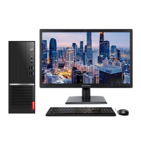 联想M5900D台式电脑 R5-3400/8G/1T+128G/23.8寸显示器 win10