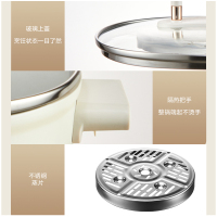 美的(Midea)电火锅MC-HGC232301一机多能3L容量1200W大功率家用速沸电火锅